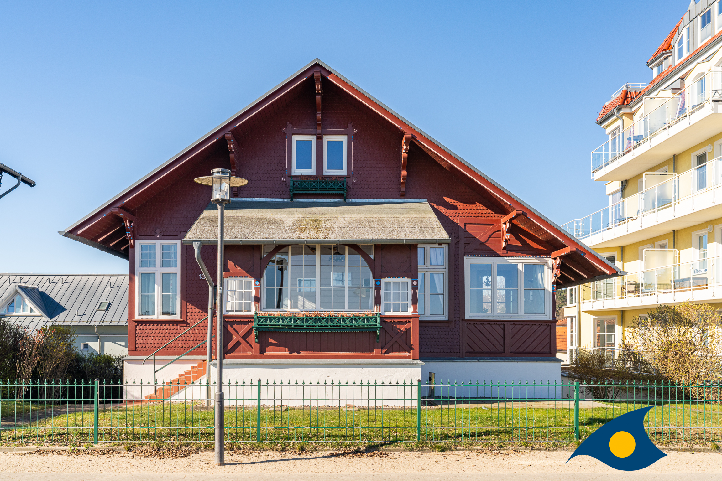 Strandvilla Bansin mit Blick auf die Ostsee